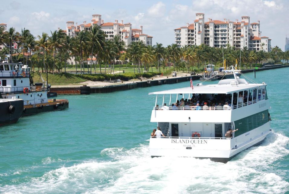 Miami: Biscayne Bay Boat Cruise With Transportation Included - Transportation Included