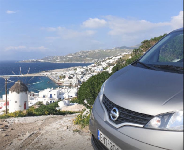 Mykonos Airport: Private Mykonos, Elia, or Kalafati Transfer - Driver and Vehicle