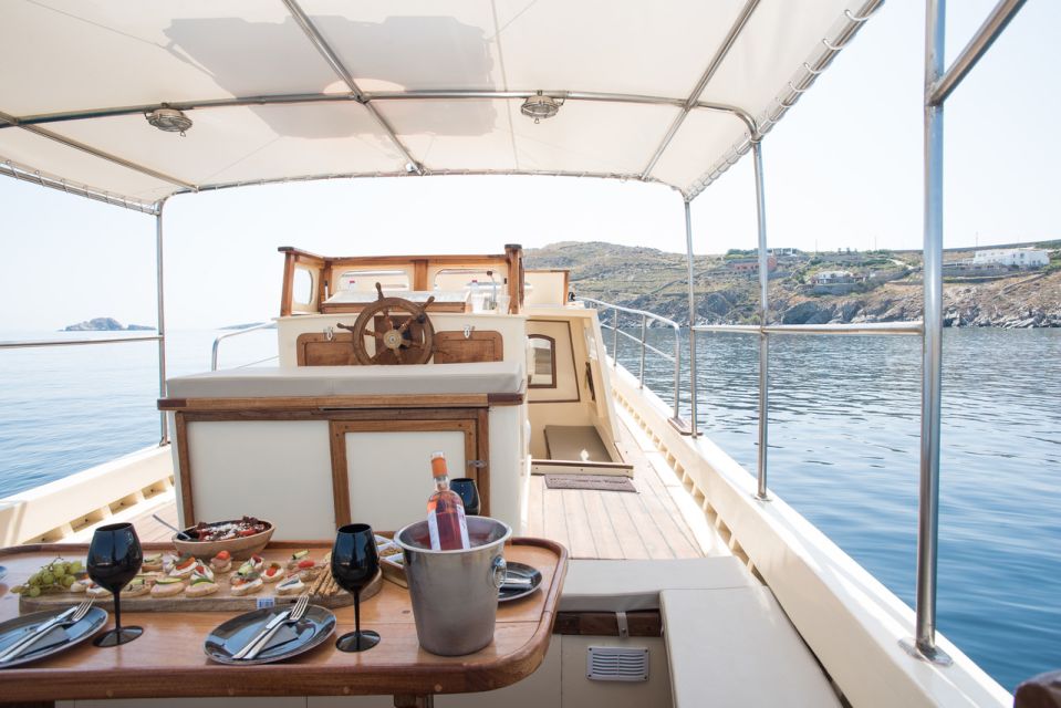 Mykonos: Private Cruise by Wooden Boat With Snorkeling - Scenic Drive and Refreshments