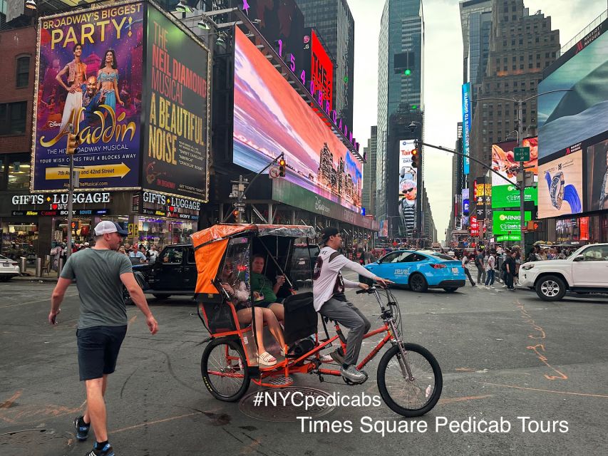 NYC Pedicab Tours: Central Park, Times Square, 5th Avenue - Pickup and Drop-off