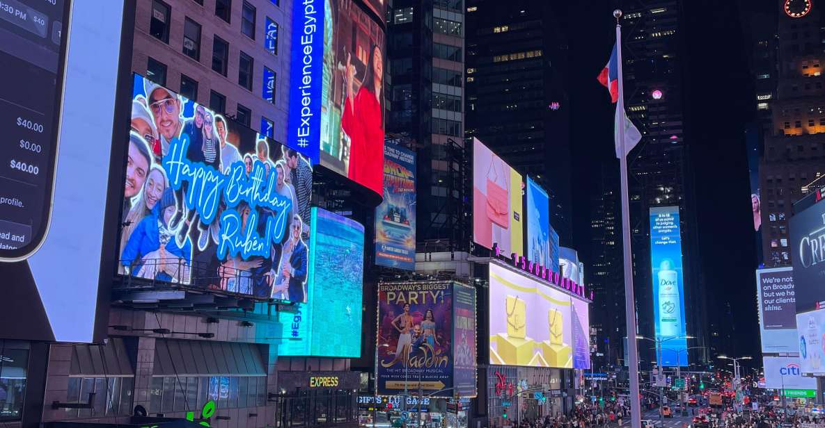 NYC: Times Square Video Experience - Cancellation Policy