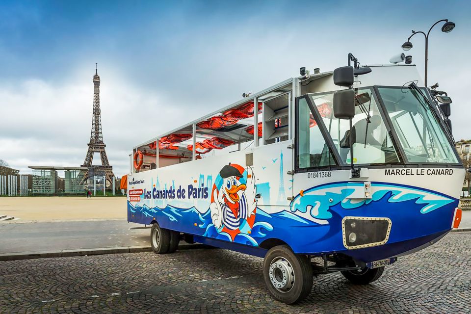 Paris: City and River Seine Tour on an Amphibious Bus - Tour Duration and Flexibility