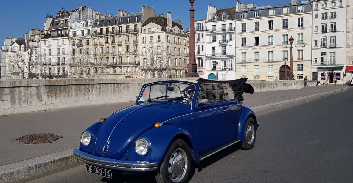 Paris: Private Guided City Tour by Classic Convertible Car - Classic Convertible Experience