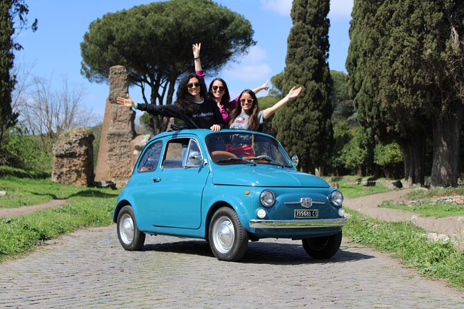 Tour of Rome Aboard a Vintage FIAT 500 - Accessibility and Participation