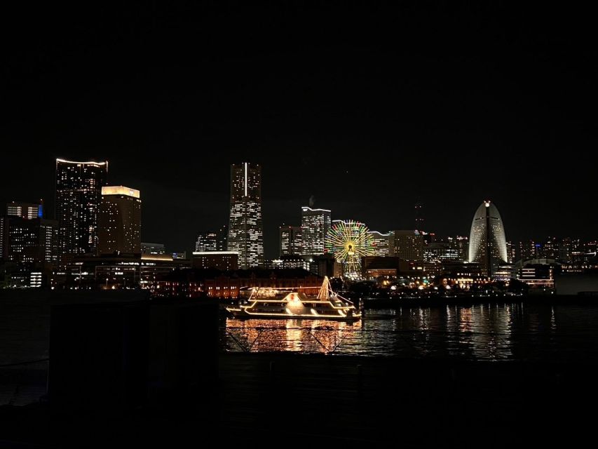 Yokohama 1.5 H Night View Walking Tour in Minatomirai - Guided Night Tour