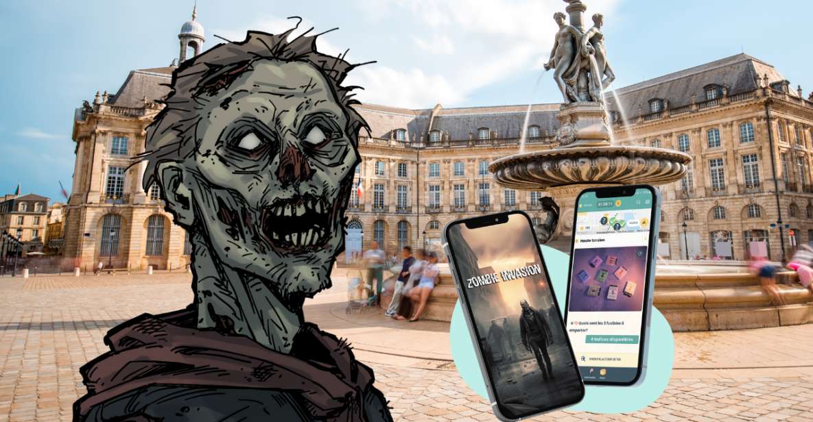 Zombie Invasion Bordeaux: Outdoor Escape Game - Explore at Your Own Pace