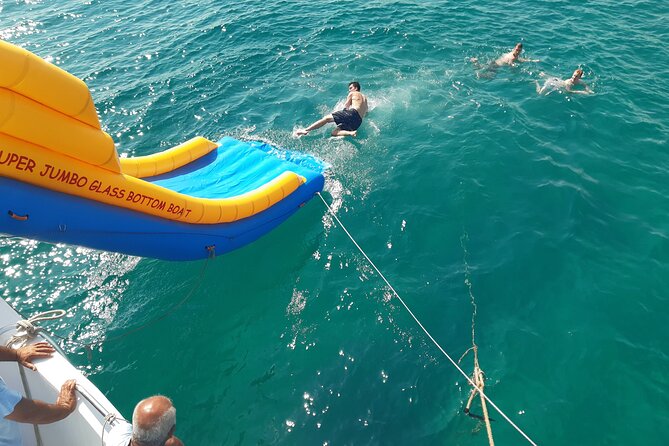 2.5 Hour Glass Bottom Boat Trip, Snorkeling, Sliding and Fun - Trip Capacity and Confirmation