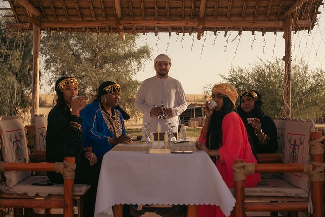 Al Marmoom Oasis Luxury Tent With Bedouin Dinner - Arabian Makeover and Falcon Photos