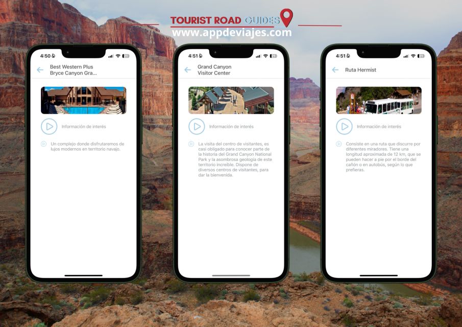 App Self-Guided Road Routes Grand Canyon - Accessibility for All Visitors