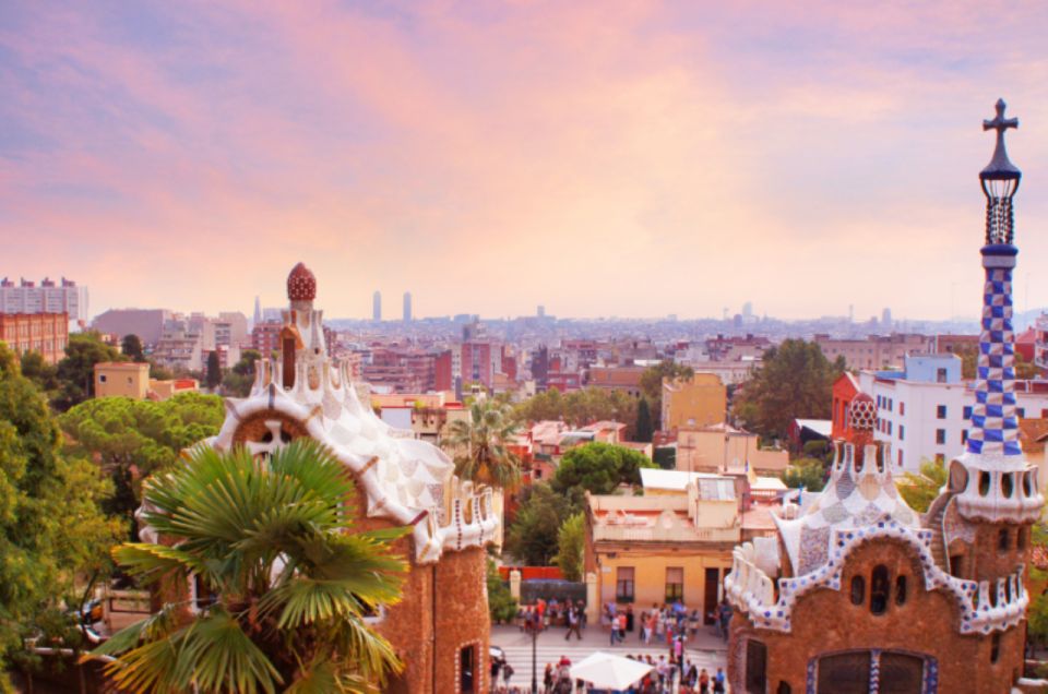 Barcelona: Guell Park Small-Group Tour & Dragon Stairway - Stunning Hilltop Views