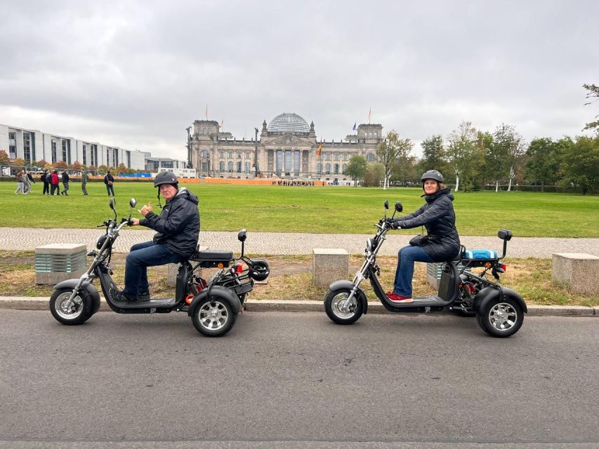 Berlin City: 2 Hour Guided Fat Tire E-Scooter Tour - Restrictions