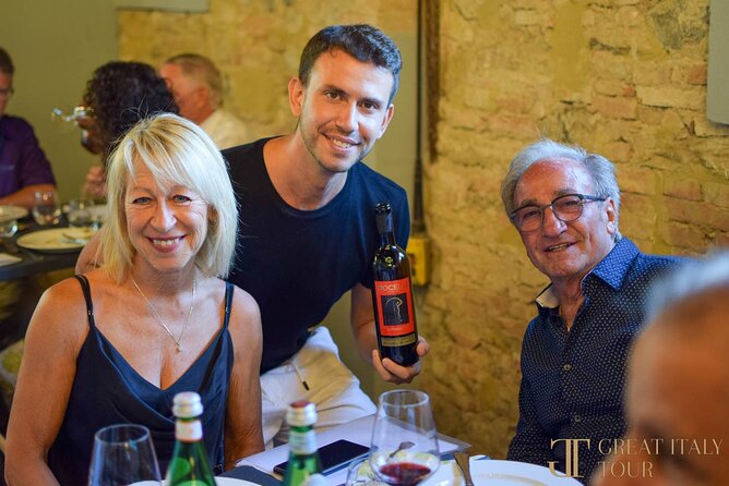 Bocelli Essence of Wine and Volterra Tour From Rome - Wine Tasting at Bocelli Restaurant