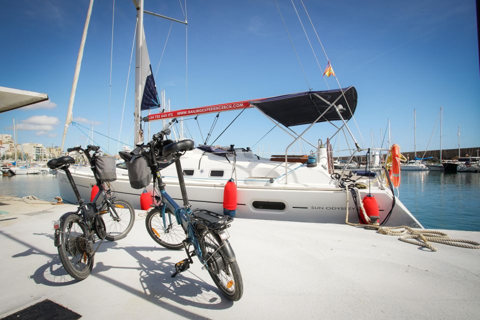 From Barcelona: Sailing and E-Bike Winery Tour With Tastings - Language Options