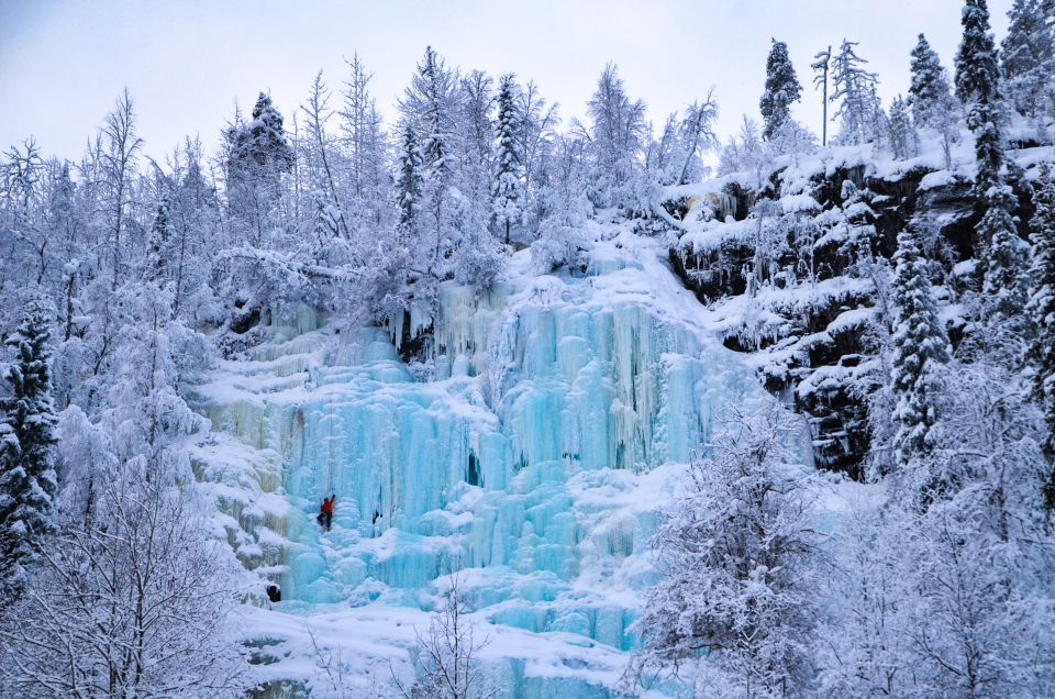 From Rovaniemi: Korouoma Canyon and Frozen Waterfalls Tour - Campfire With Traditional Snacks