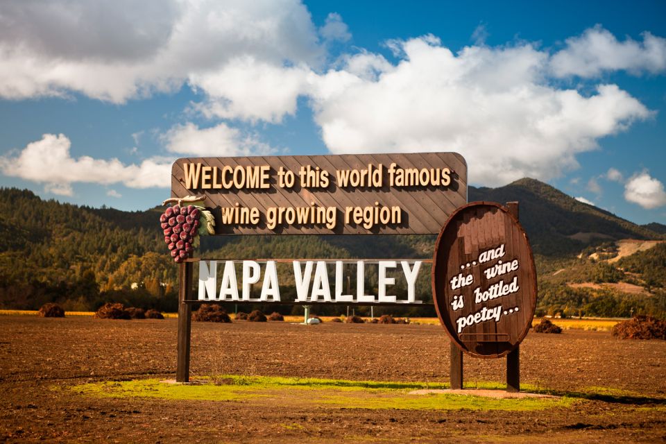 From San Francisco: Napa Valley Private Tour - Excluded Services