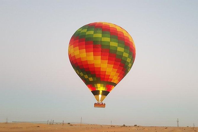 Hot Air Balloon Ride Over Dubai Desert Inlcuding Transfers - Group Size Limit