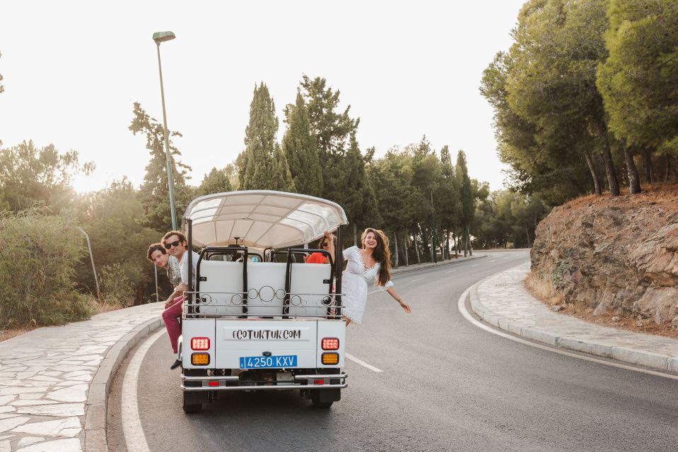 Malaga: Private City Tour by Eco Tuk Tuk - Group Size