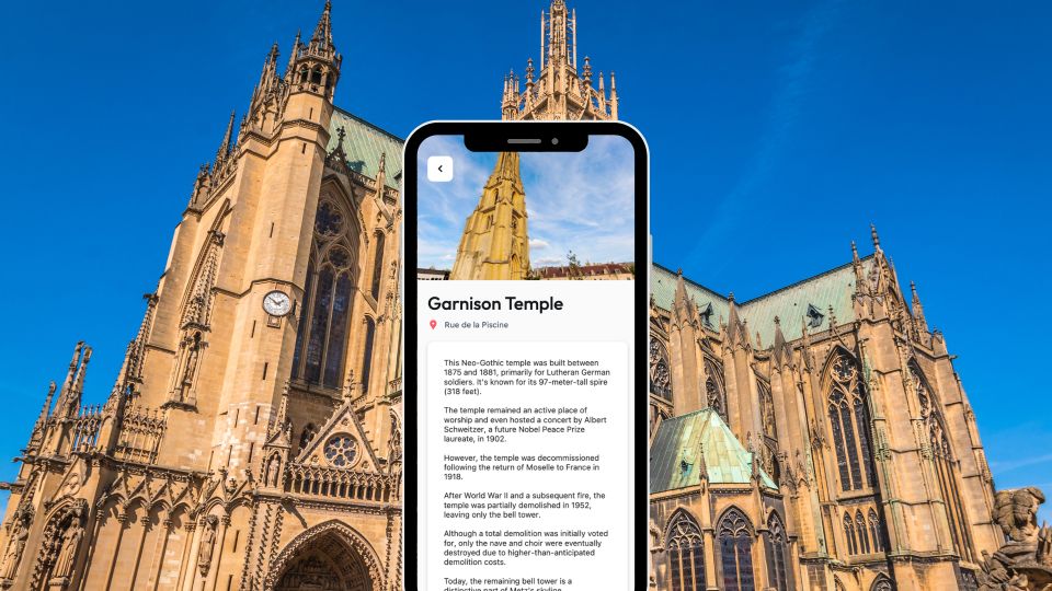 Metz: City Exploration Game and Tour on Your Phone - Quizzes and Fun Facts