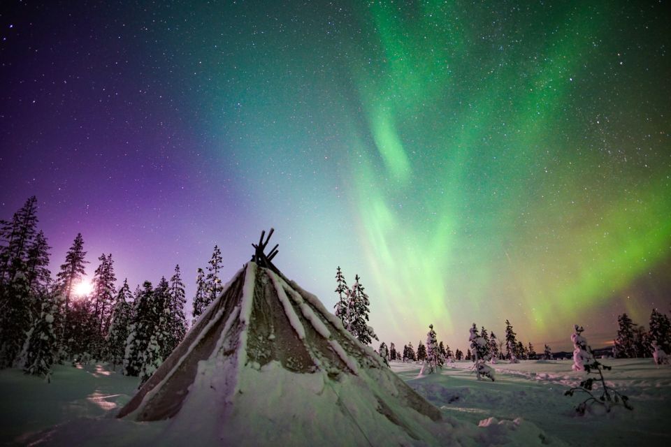 Night Snowshoeing Adventure Under the Northern Lights - Northern Lights Viewing Opportunity