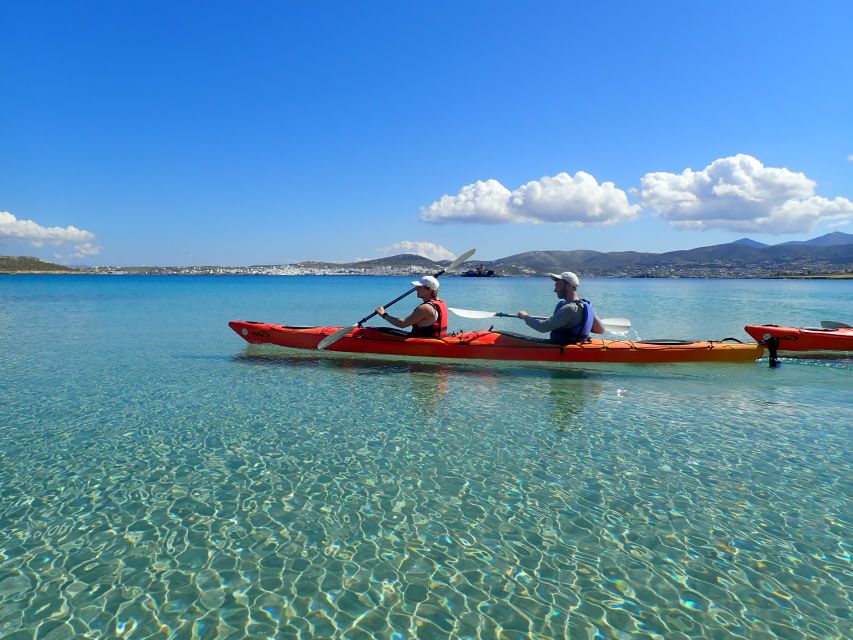 Paros: Sea Kayak Trip With Snorkeling and Snack or Picnic - Kayak and Safety Equipment