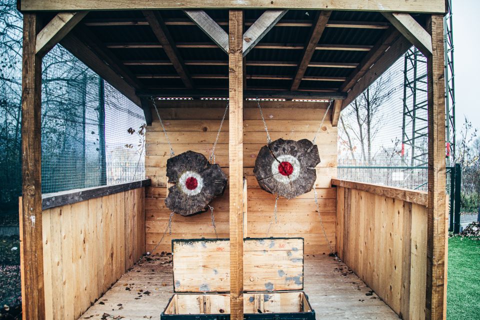 Prague: Axe Throwing Experience With Barbecue and Beer - Weather Policy