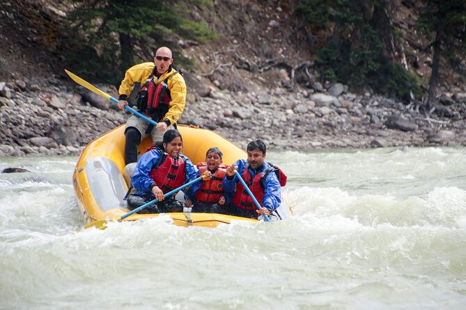 Rafting on Athabasca River Mile 5 in Jasper - Group Size Limits