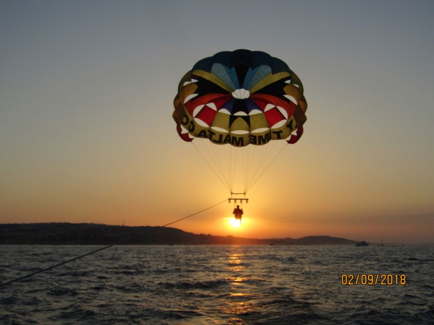 St. Julians: Parasailing in Malta With Photos and Videos - Adrenaline-Fueled Sensation