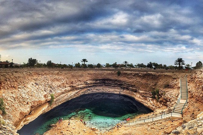 Wadi Shab and Bimmah Sinkhole Group Full Day Tour - Bimmah Sinkhole Swimming