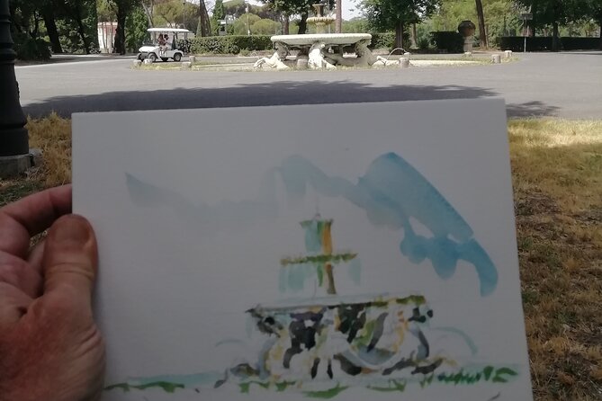 Watercolor Private Tour at Villa Borghese Rome With Guido - Exploring Villa Borghese Gardens