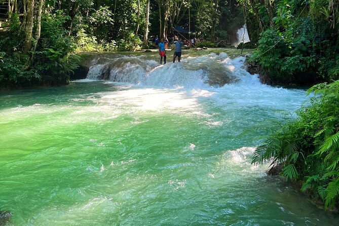 Blue Hole Waterfalls and Bamboo Rafting With Transportation - Pricing and Booking