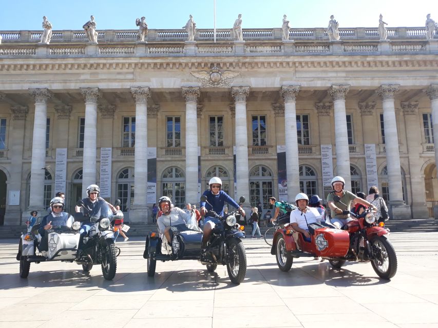 Bordeaux: Sightseeing by Side Car - Private Tour With Live Commentary