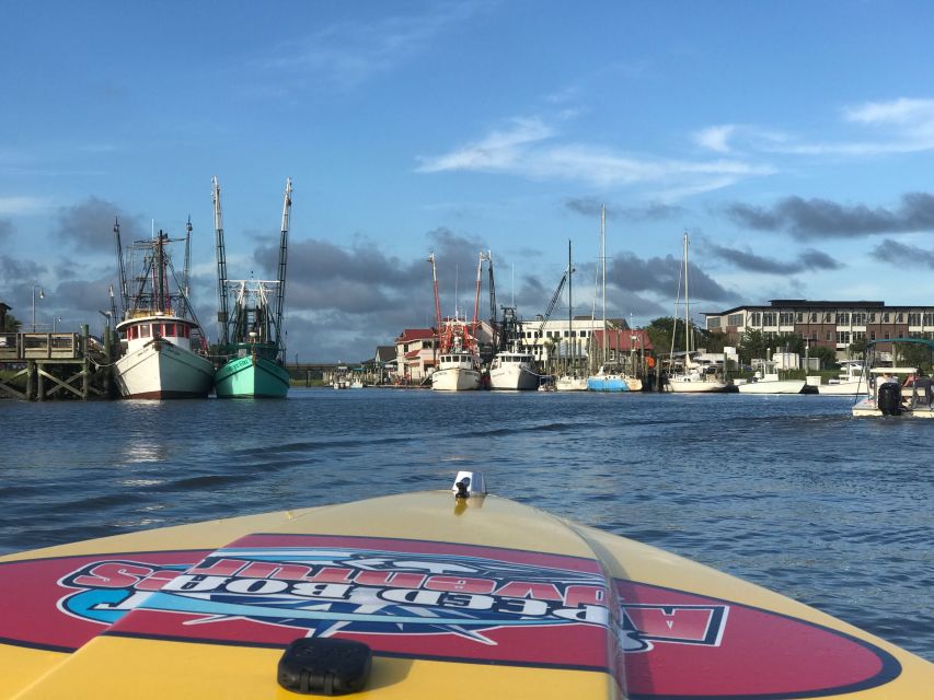 Charleston Harbor 2-Hour Speedboat Adventure - Driving the Speedboat