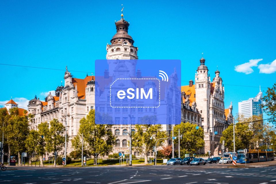 Leipzig: Germany/ Europe Esim Roaming Mobile Data Plan - Voice and SMS Services