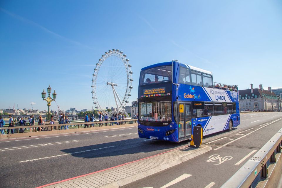 London: Golden Tours Hop-on Hop-off Bus Tour & Free 24 Hours - Iconic Landmarks