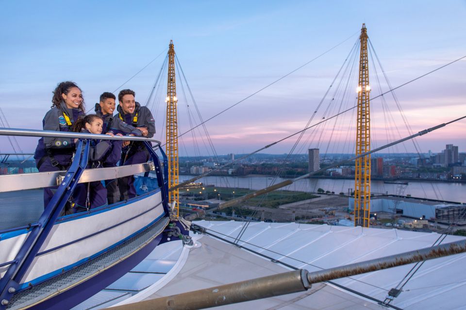 London: O2 Arena Rooftop Climbing Experience - Duration and Practical Details