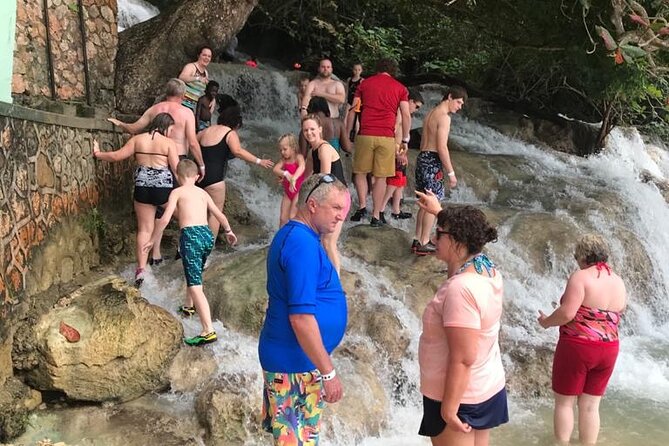 Private Konoko Falls and Dunns River Combo Tour From Ocho Rios - Dunns River Climb