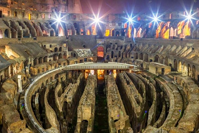 Rome: Colosseum by Night Guided Tour - Medical Conditions and Group Size