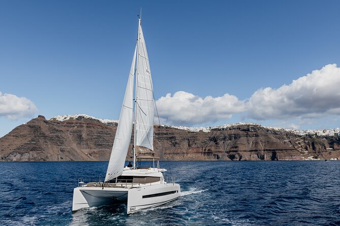 Shared Catamaran Half Day Cruise in Santorini - Memorable Moments on the Water