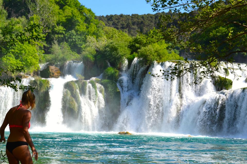 Split: Krka Waterfalls Guided Day Trip With Swim & Boat Tour - Pickup and Transportation