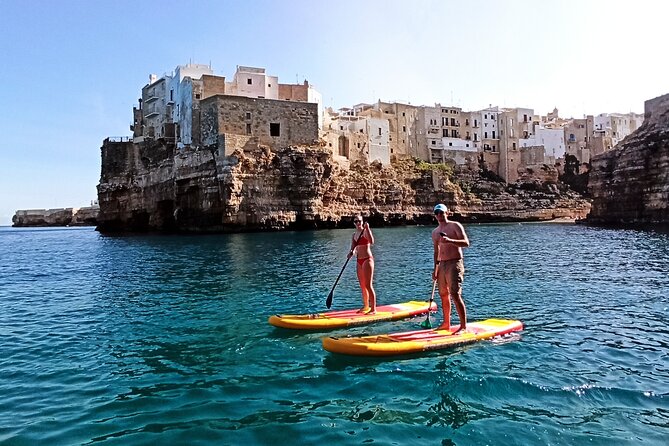 SUP Ride to the Polignano a Mare Caves - Experiencing the Seaside Village