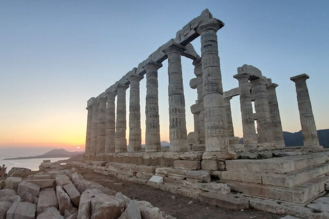 Temple of Poseidon and Cape of Sounion Private Sunset Tour - Sunset Viewing at the Temple