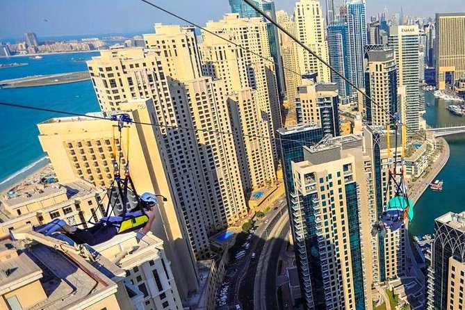 Zipline Experience in Dubai Marina With 1 Way Private Transfers - Pickup and Transfer Service