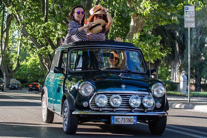 Ancient Tour of Rome by Mini Cooper Classic Cabrio With Aperitif - Booking and Cancellation