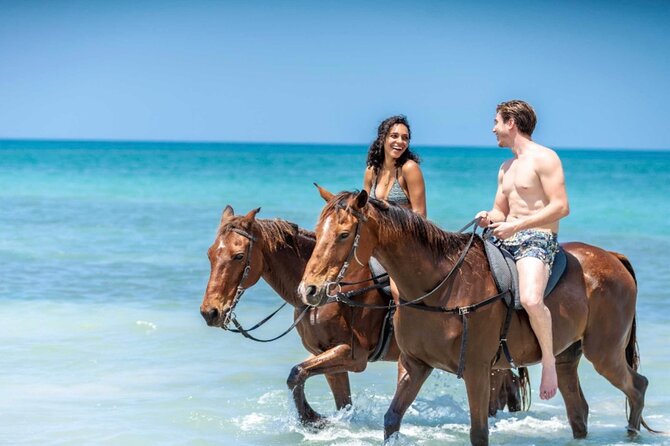 Bamboo Rafting & Horseback Ride N Swim Guided Tour in Montego Bay - Swim in Natural Waters