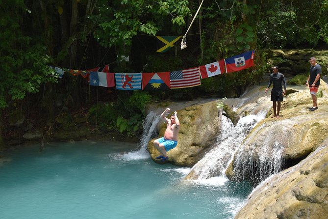 Blue Hole and Secret Falls Day Trip Plus Shopping From Montego Bay Hotels - Shopping Excursion