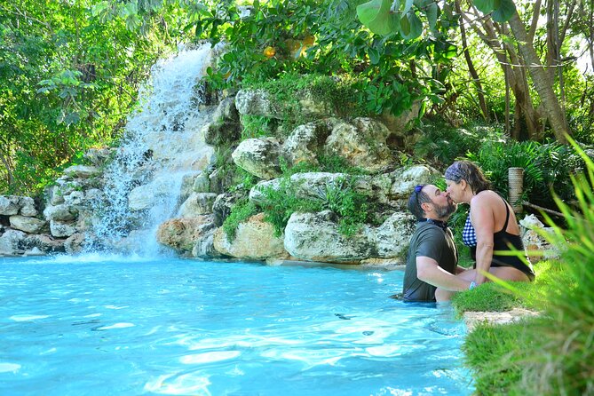 COMBO: Zip Line, Cenote Blue Lagoon, Jungle River &Waterfall Pool - Jungle River and Waterfall Pool