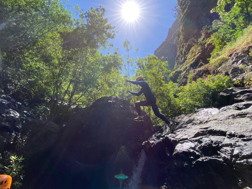 From Funchal: Guided Canyoning Adventure (Level 2) - Pickup and Dropoff