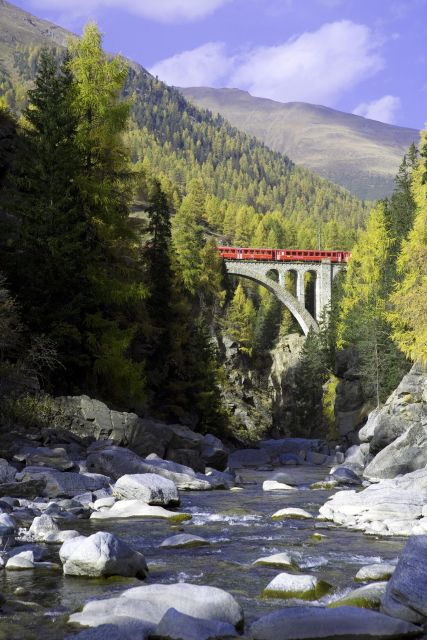 From Milan: Bernina and St. Moritz Day Tour by Scenic Train - Scenic Train Journey