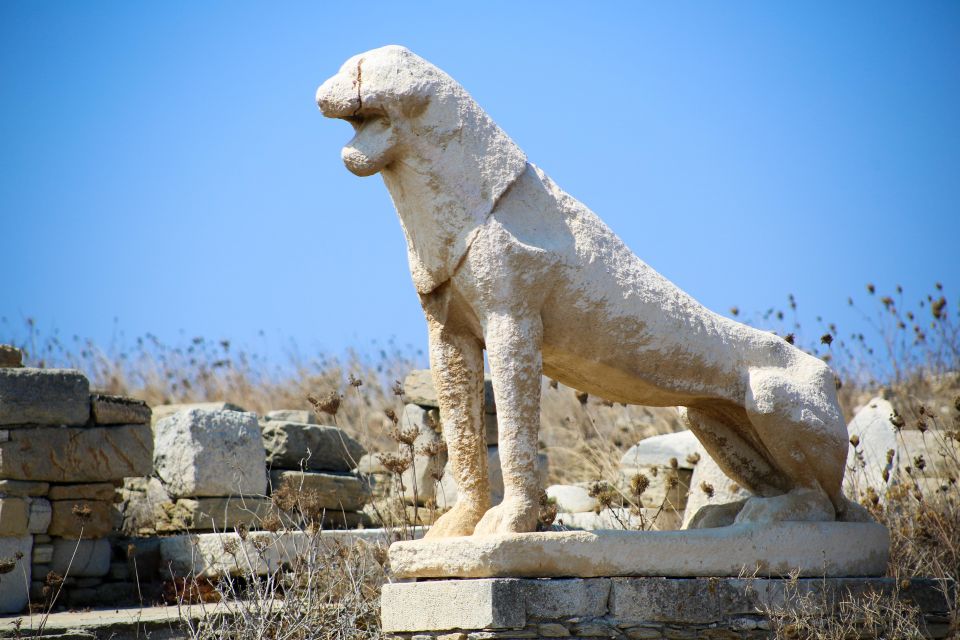 From Mykonos: Delos Archaeological Site Guided Evening Tour - Discovering the Mythological Significance