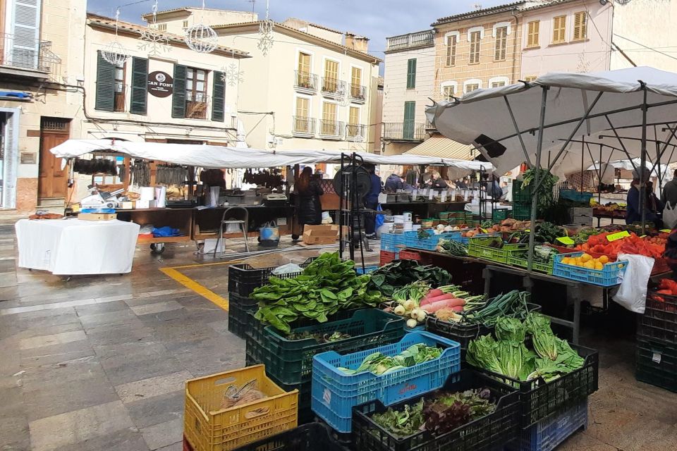 Mallorca: Street Market & Olivemill Minibustour GERMAN GUIDE - Pricing and Duration